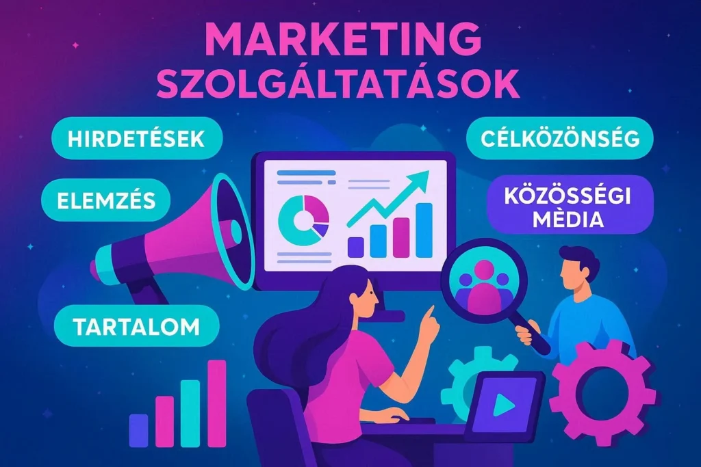 Google Ads és Facebook kampánykezelés, remarketing és teljesítményoptimalizálás vállalkozásoknak.