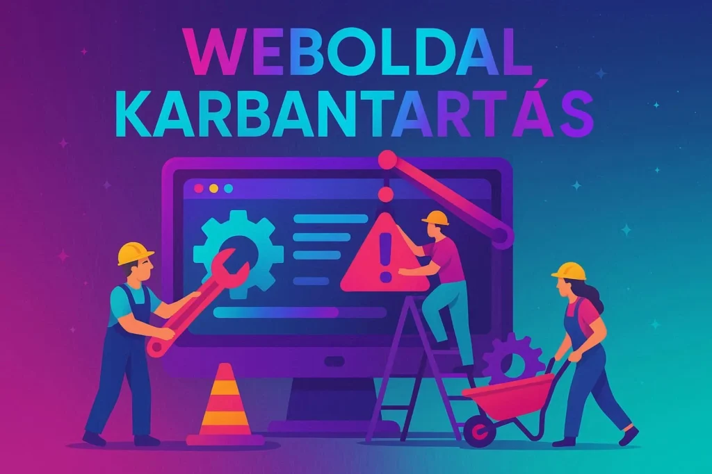 Rendszeres WordPress frissítés, biztonsági mentés és hibajavítás a weboldal folyamatos működéséért.